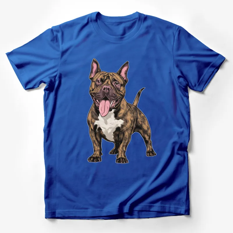 American Bully Dog T-Shirt, Cute Pitbull Dog Lover Gift, Unisex T-Shirt, Dog Mom Dad Tee Male T-Shirt