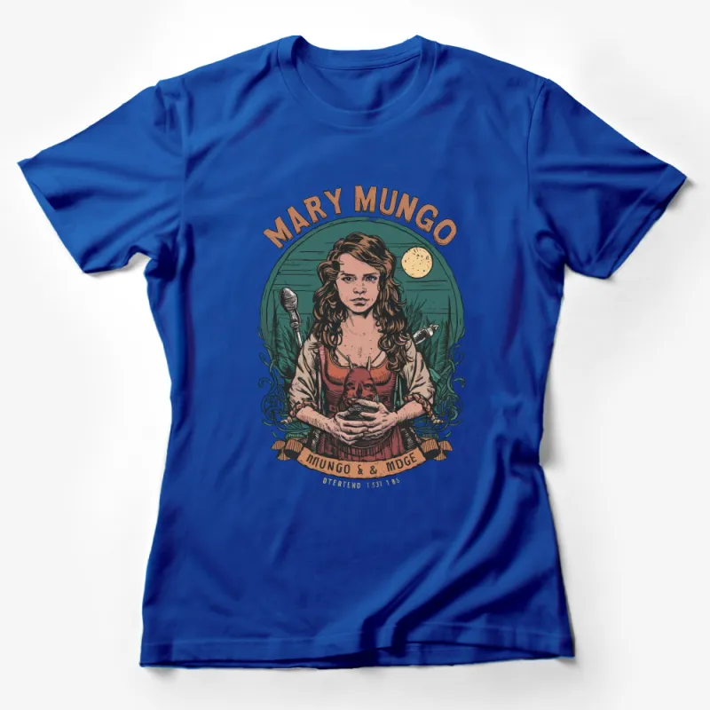 Vintage Mary Mungo and Midge Illustrated T-Shirt, Retro Folk Music Band Tee, Unique Graphic Design Shirt for Music Lovers Female T-Shirt