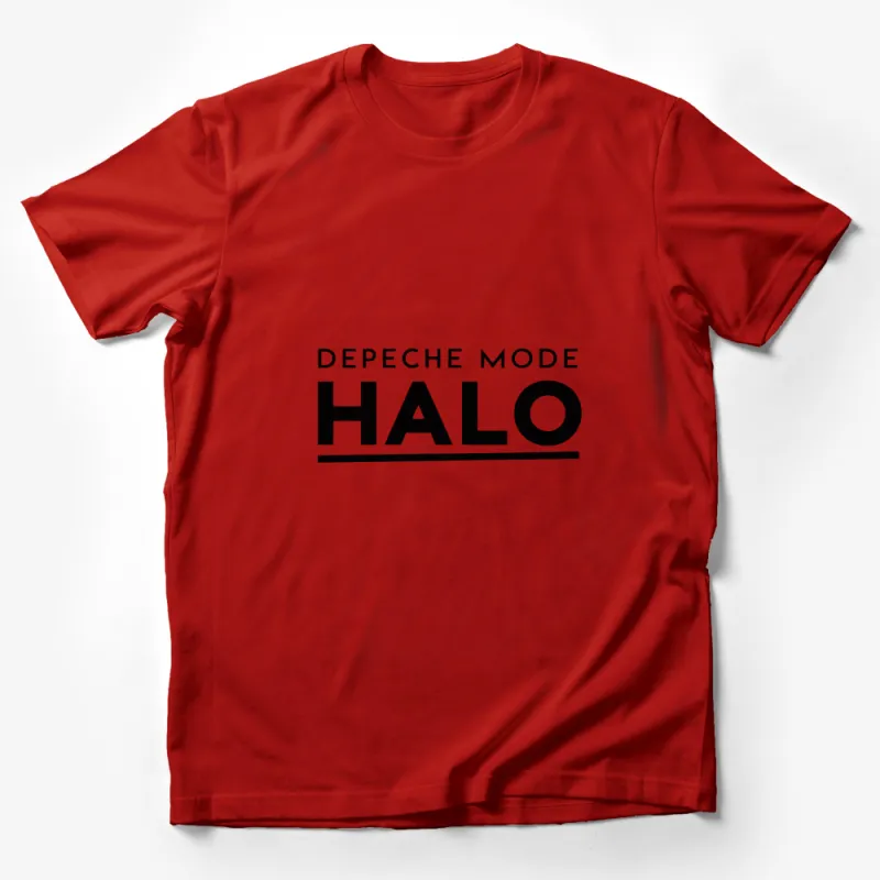 Depeche Mode Halo Graphic T-Shirt, Vintage Band Logo Tee, Music Fan Apparel, Unisex Black Cotton Shirt Male T-Shirt