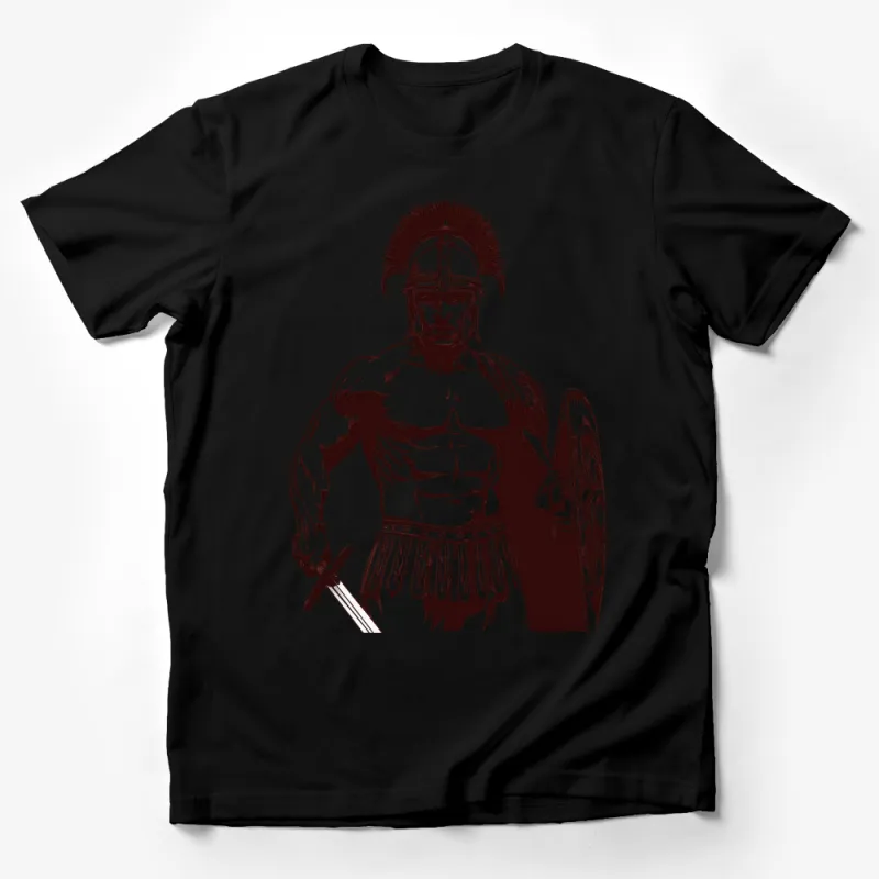 Spartan Warrior T-Shirt, Ancient Greece Warrior, Men's Graphic Tee, Fitness Motivation, Historical Armor Shirt Male T-Shirt