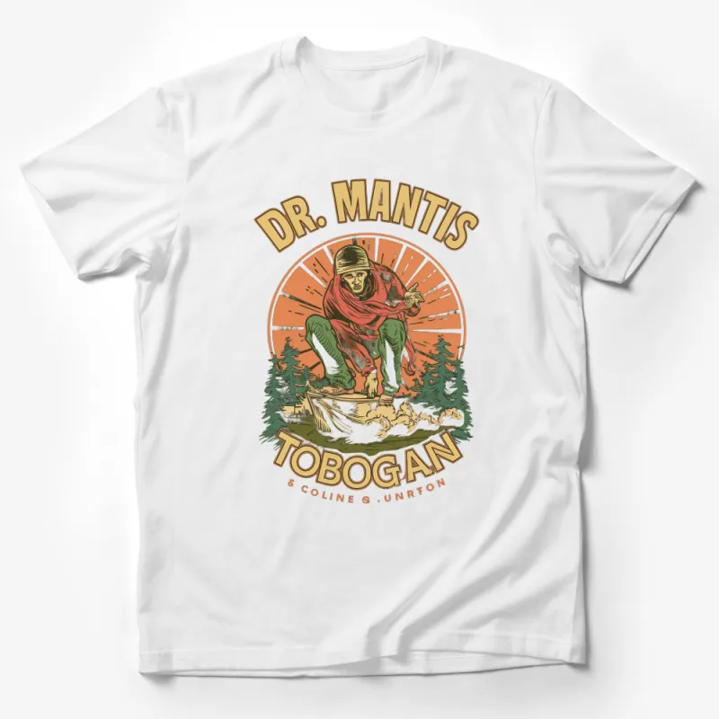 Dr. Mantis Toboggan Vintage Style T-Shirt, Hipster Graphic Tee, Unisex Clothing Gift Male T-Shirt