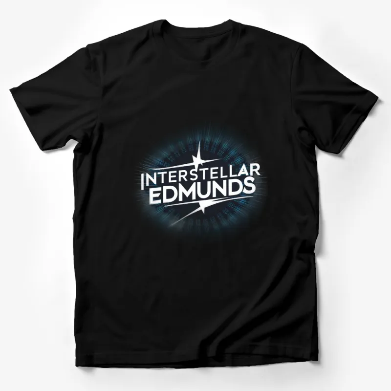 Interstellar Edmunds Graphic Tee, Cool Space Inspired T-Shirt, Unique Starburst Design Shirt Male T-Shirt