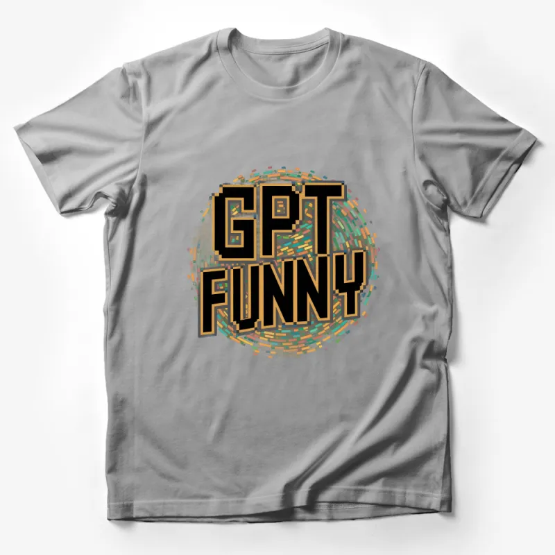 GPT Funny Text Graphic T-Shirt, Unique Colorful Data-Inspired Design, Unisex Tee for Tech Enthusiasts Male T-Shirt