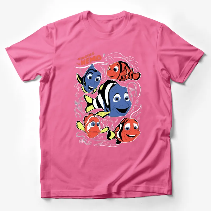 Finding Nemo T-Shirt, Disney Pixar Fish Cartoon, Kids and Adult Sizes Male T-Shirt