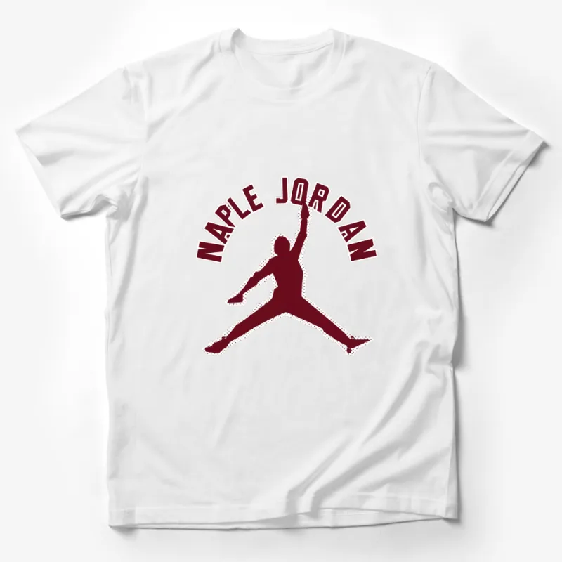 Jordan Inspired T-Shirt, Unisex Basketball Tee, Vintage Sports Design, Maple Jordan Top, Athletic Fashion, Unique Gift Idea Male T-Shirt