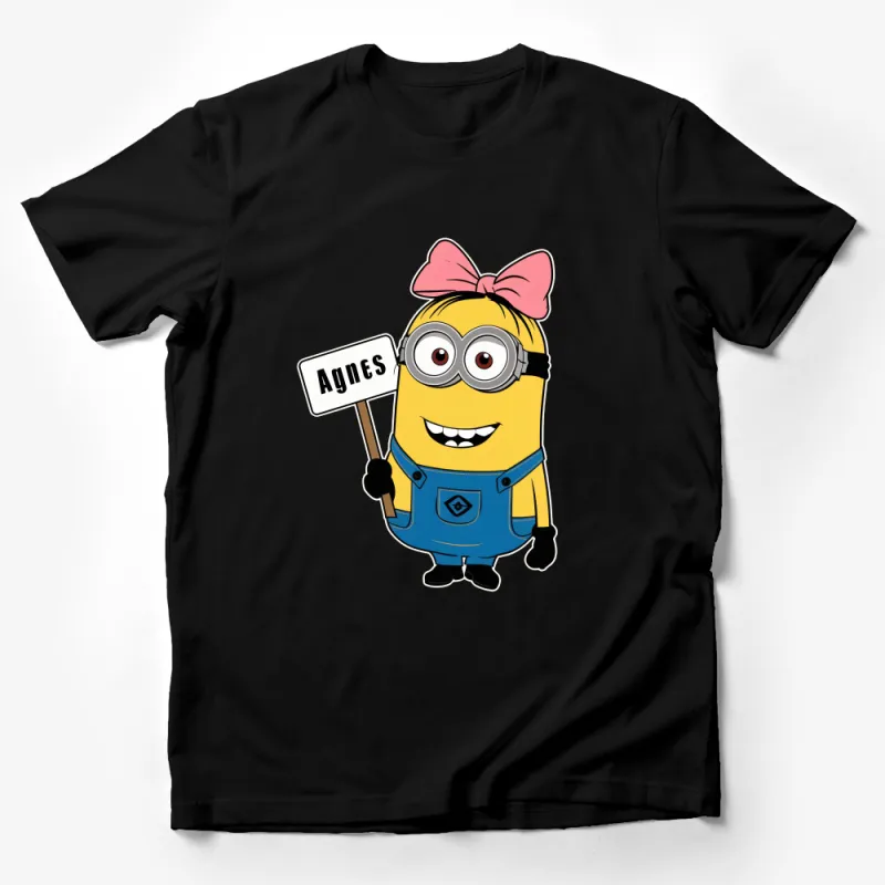 Agnes Minion Graphic T-Shirt, Cute Animated Character Tee, Family Friendly Apparel, Cartoon Fans Gift Male T-Shirt