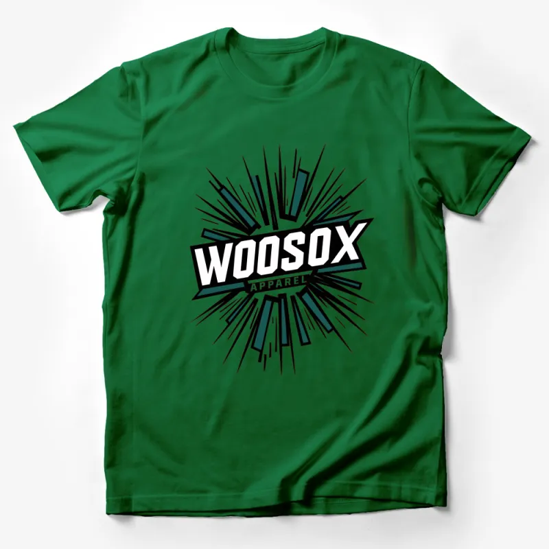 Vintage Woodsox Apparel Logo T-Shirt, Retro Graphic Tee, Urban Streetwear, Unisex Fashion Shirt Male T-Shirt