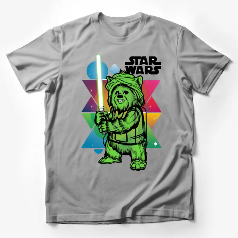 Star Wars Inspired Ewok Graphic T-Shirt, Unisex Adult and Kids, Casual Sci-Fi Tee Male T-Shirt