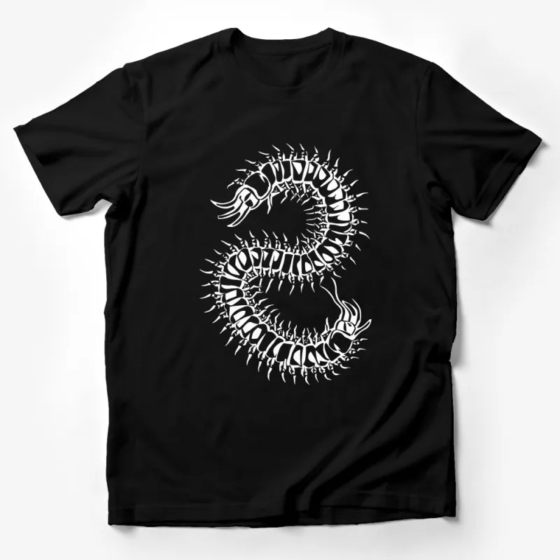 Abstract Circle Line Art T-Shirt, Minimalist Modern Design Tee, Unisex Fashion Top, Unique Artistic Apparel Male T-Shirt