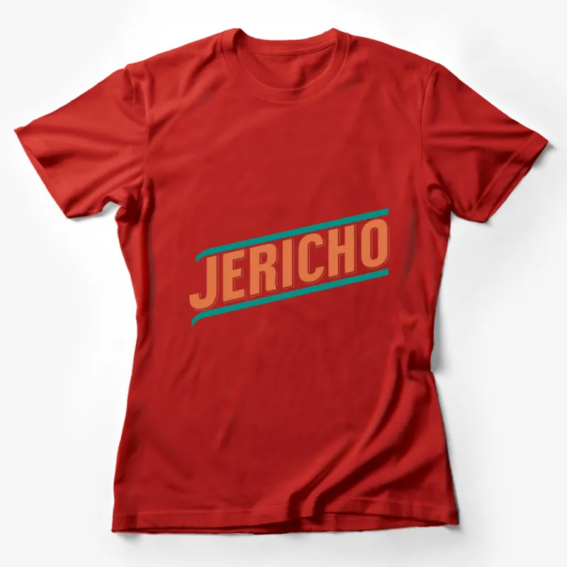 Vintage Jericho Logo T-Shirt, Retro Style Typography Tee, Urban Fashion Unisex Top Female T-Shirt