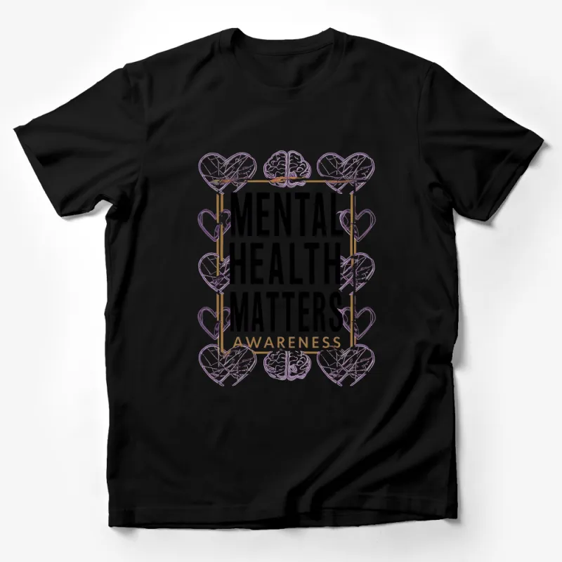 Mental Health Matters T-Shirt, Awareness Graphic Tee, Support Mental Health, Unisex Adult Shirt Male T-Shirt