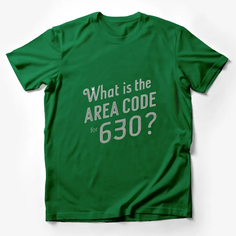 Area Code 630 T-Shirt, Chicagoland Illinois Graphic Tee, Unisex Modern T-Shirt Design Male T-Shirt