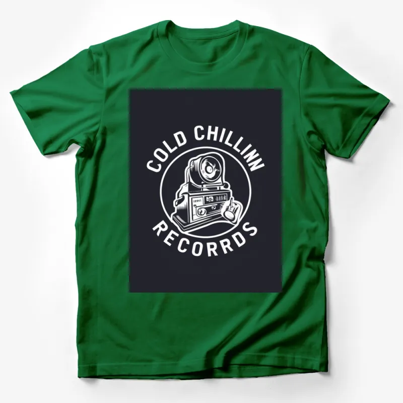 Vintage Style Cold Chillin' Records T-Shirt, Retro Music Tee, Graphic DJ Design Shirt, Unisex Casual Outfit Male T-Shirt