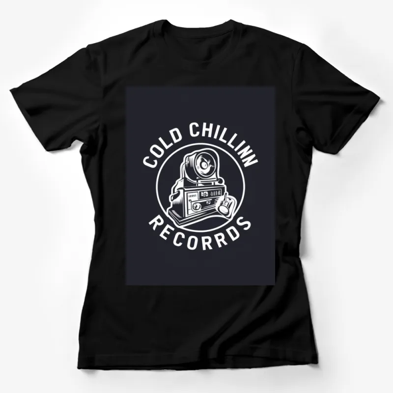 Vintage Style Cold Chillin' Records T-Shirt, Retro Music Tee, Graphic DJ Design Shirt, Unisex Casual Outfit Female T-Shirt