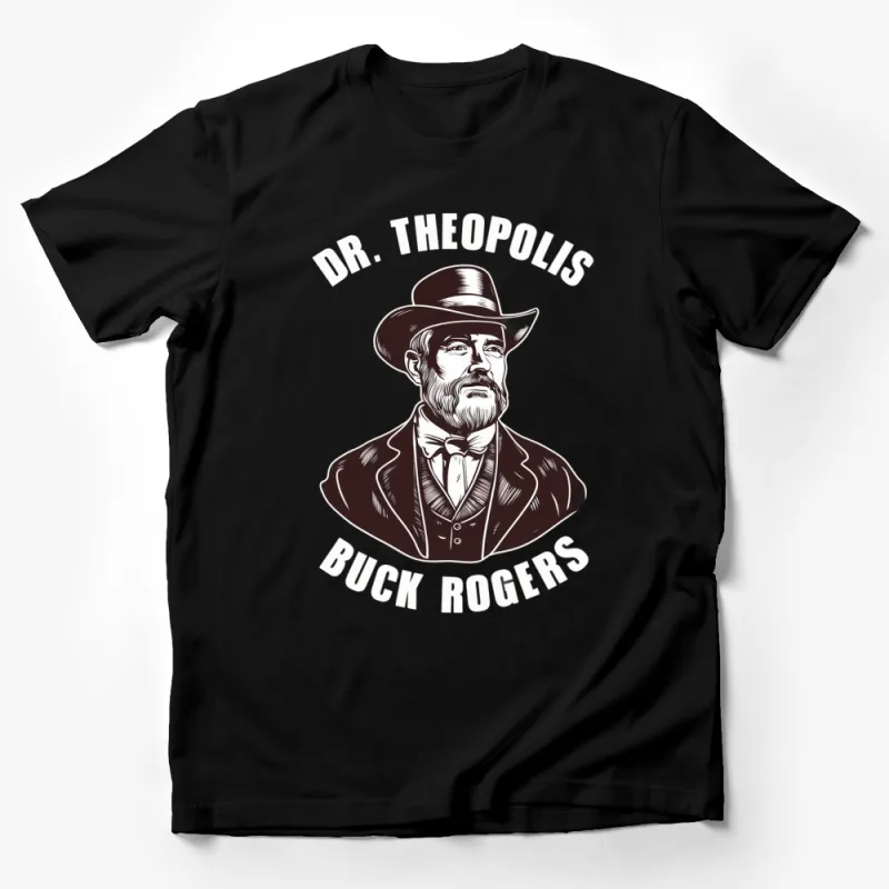 Vintage Dr. Theopolis Buck Rogers Graphic T-Shirt, Classic Sci-Fi Tee, Men's Fashion, Retro Style Shirt Male T-Shirt