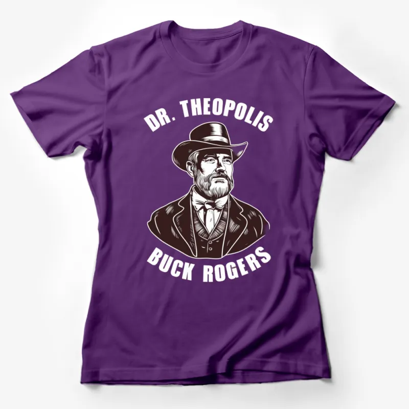 Vintage Dr. Theopolis Buck Rogers Graphic T-Shirt, Classic Sci-Fi Tee, Men's Fashion, Retro Style Shirt Female T-Shirt