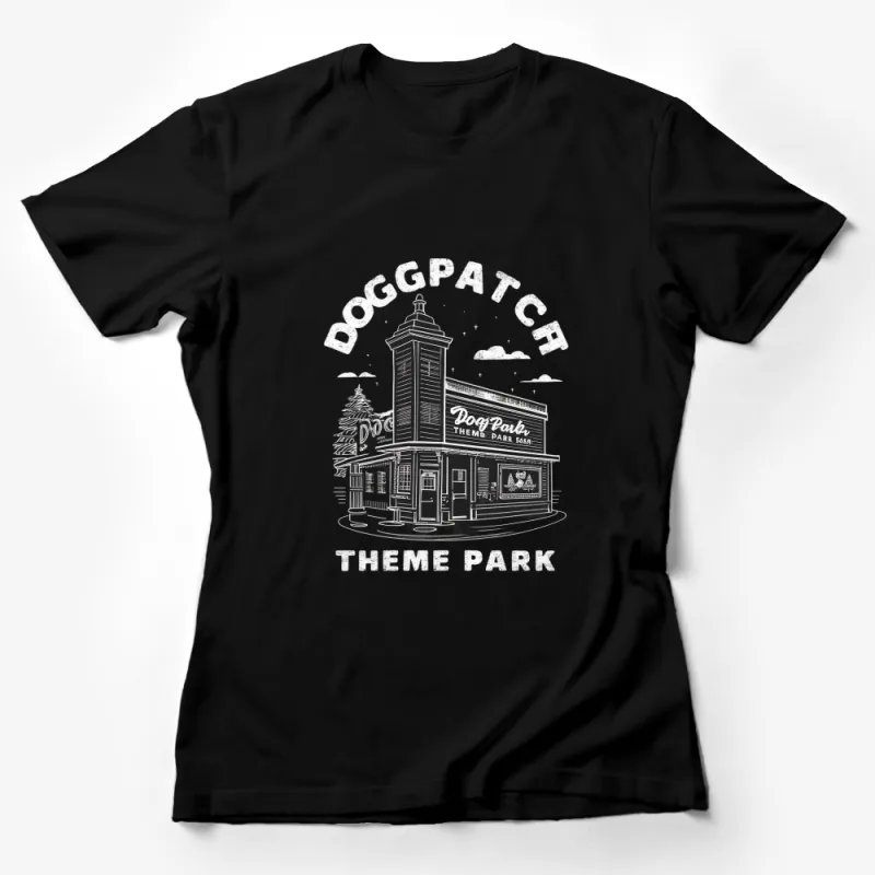 Vintage Theme Park T-Shirt, Dogpatch USA Graphic Tee, Retro Amusement Park Souvenir Female T-Shirt