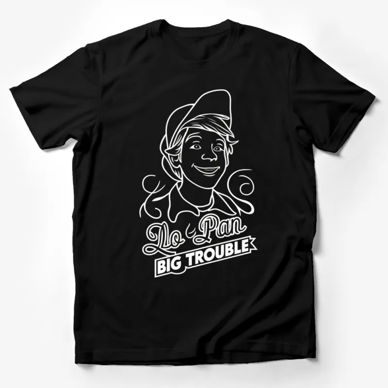 Big Trouble Lo Pan Inspired Graphic T-Shirt, Vintage Movie Character Tee, Unique Illustration Male T-Shirt