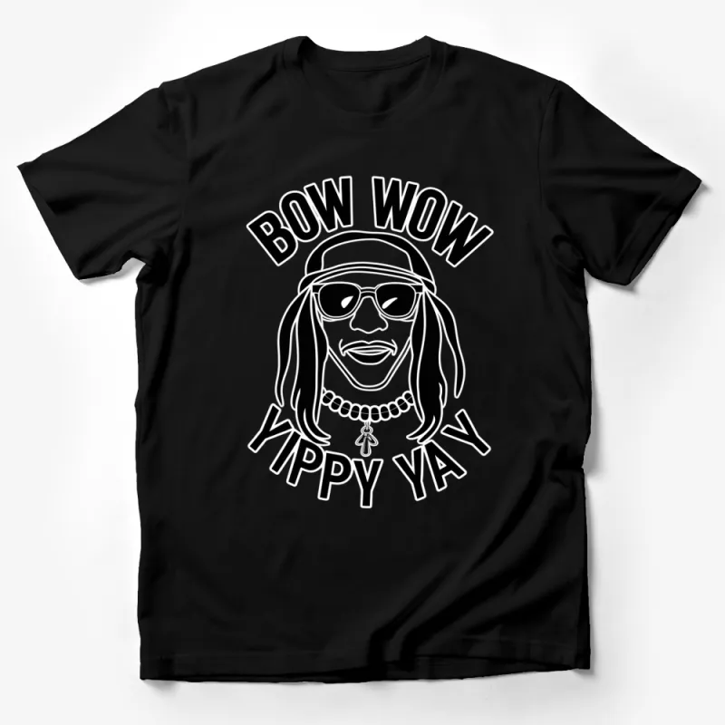 Bow Wow Yippy Yay Graphic T-Shirt, Hip Hop Style Tee, Cool Music Lover Shirt, Unisex Male T-Shirt