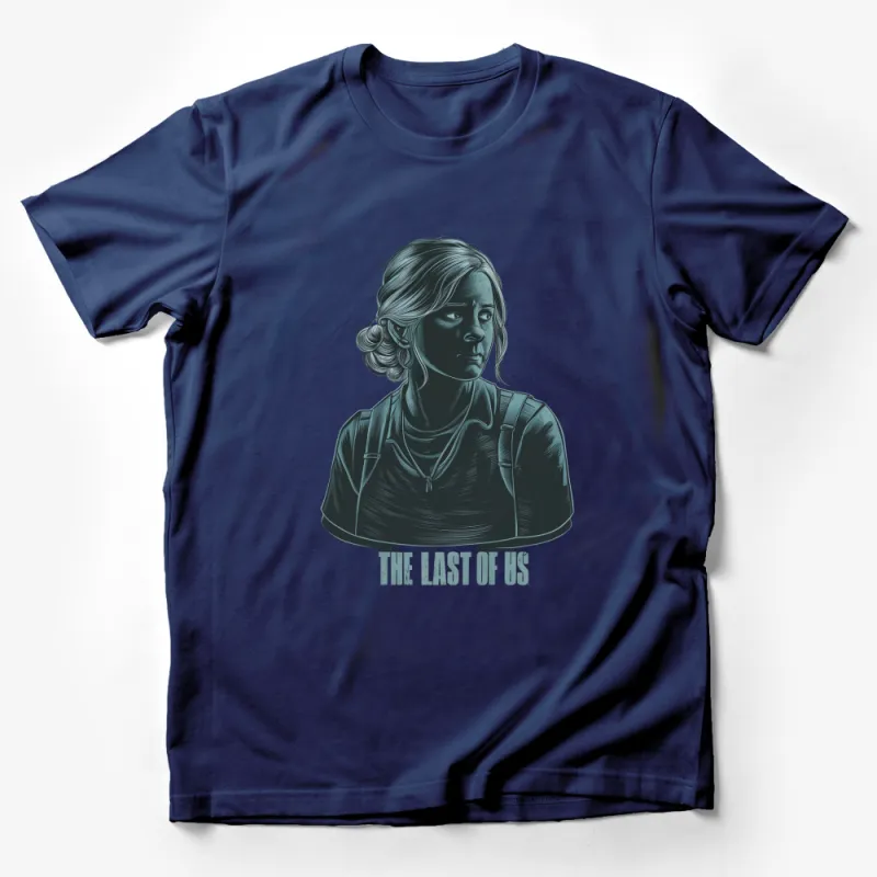 The Last of Us Inspired T-Shirt, Ellie Graphic Tee, Video Game Apparel, Fan Gift Male T-Shirt