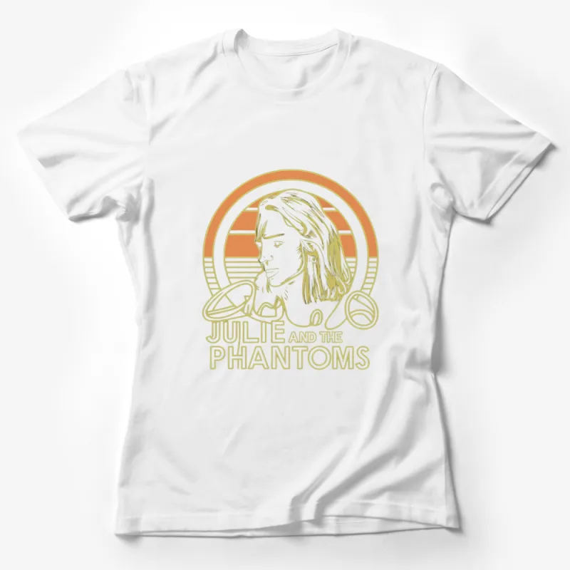 Julie and the Phantoms Retro T-Shirt, Vintage-Inspired Music Band Tee, Casual Fashion Gift for Teens Female T-Shirt