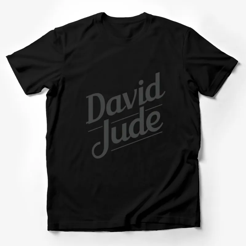 David Jude Classic Logo T-Shirt, Stylish Unisex Casual Wear, Soft Cotton Tee Male T-Shirt