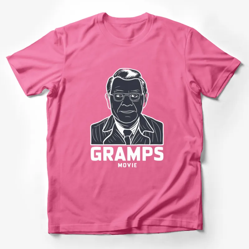 Vintage Gramps Movie Graphic T-Shirt, Classic Film Lover Tee, Unique Grandfather Gift, Stylish Men's Clothing Male T-Shirt