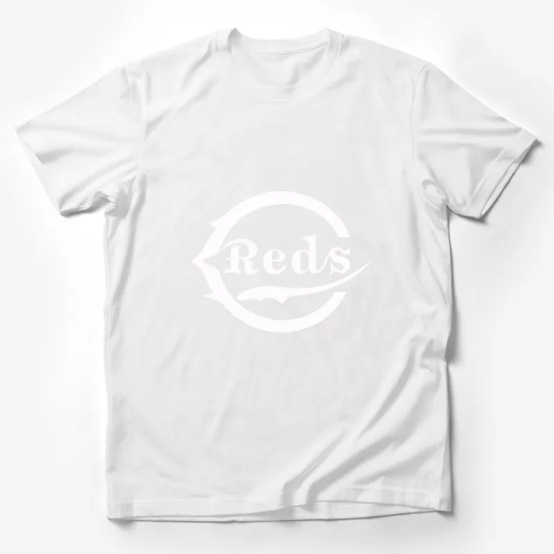 Classic Bold Reds Text Graphic T-Shirt, Black Cotton Tee, Unisex Fashion, Casual Streetwear, Sports Inspired Design Male T-Shirt