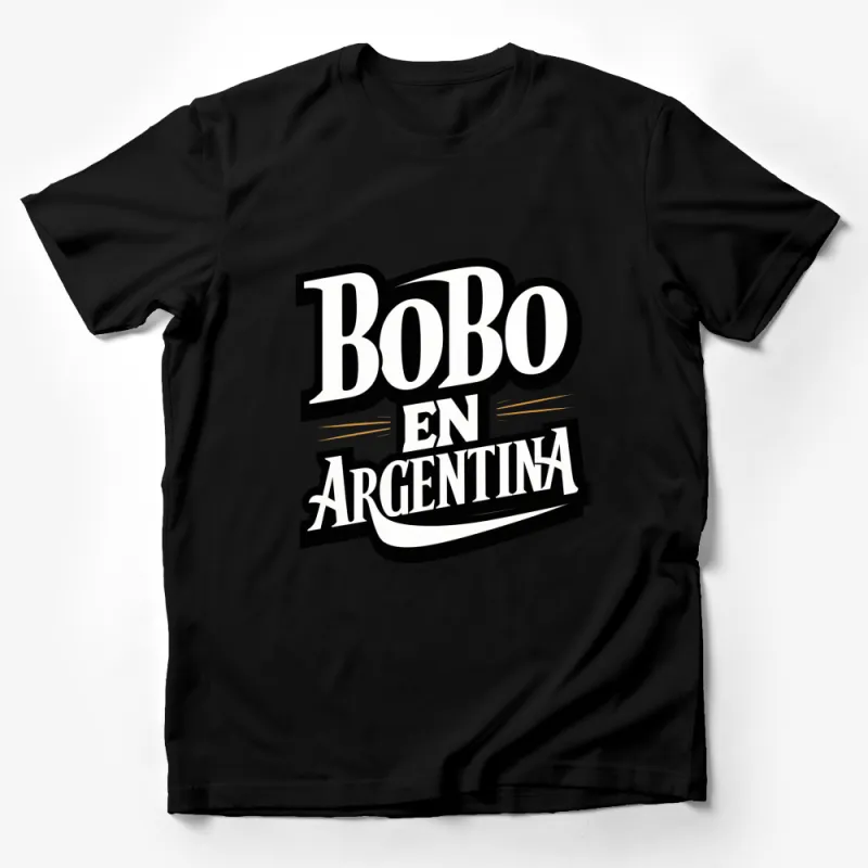 BoBo en Argentina Graphic Tee, Black and White Classic T-Shirt, Vintage Style Travel Shirt Male T-Shirt