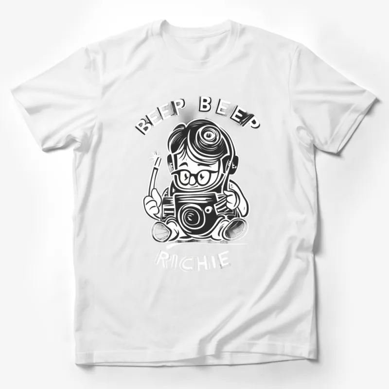 Beep Beep Richie Graphic T-Shirt, Unique Vintage Cartoon Style Tee, Unisex Casual Shirt for All Male T-Shirt