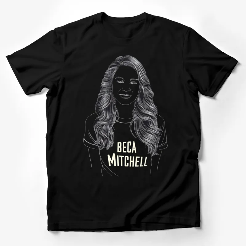 Beca Mitchell Graphic Tee, Women's Fashion T-Shirt, Trendy Film Character Top Male T-Shirt