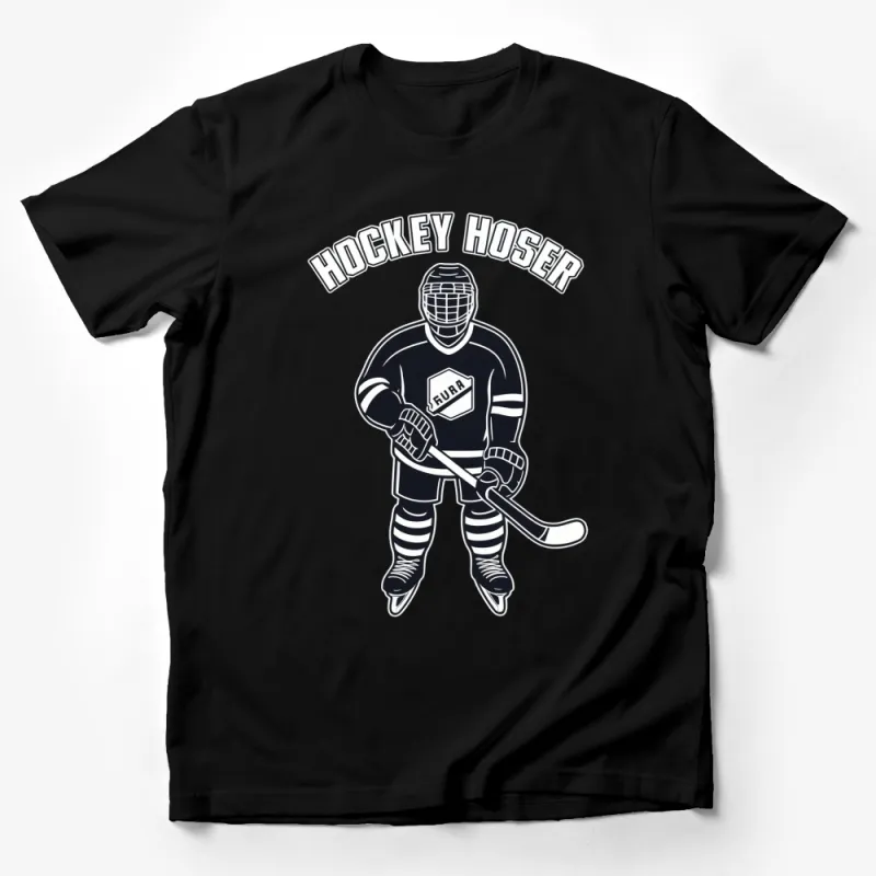 Hockey Hoser Themed T-Shirt, Ice Hockey Player Graphic Tee, Sports Casual Wear, Unisex Top Male T-Shirt