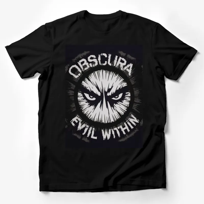 Obscura Evil Within Graphic T-Shirt, Dark Unisex Mystic Tee, Unique Design Top Male T-Shirt