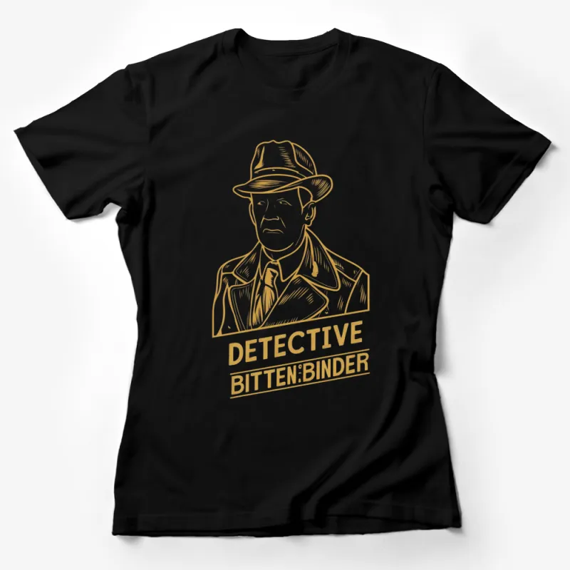 Vintage Detective T-Shirt, Retro Detective Themed Graphic Tee, Unique Gift for Mystery Lovers Female T-Shirt