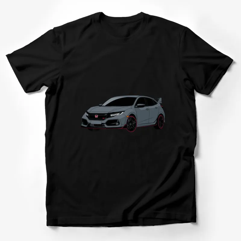 Honda Civic Type R Graphic T-Shirt, Sporty Car Tee, Unique Auto Enthusiast Gift, Unisex Adult Clothing Male T-Shirt