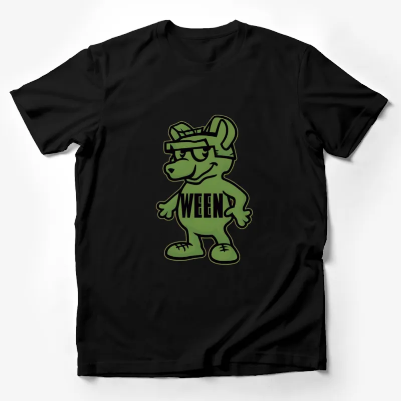 Ween Band Green Boognish Monster Graphic Tee, Vintage Styled Unisex T-Shirt Male T-Shirt