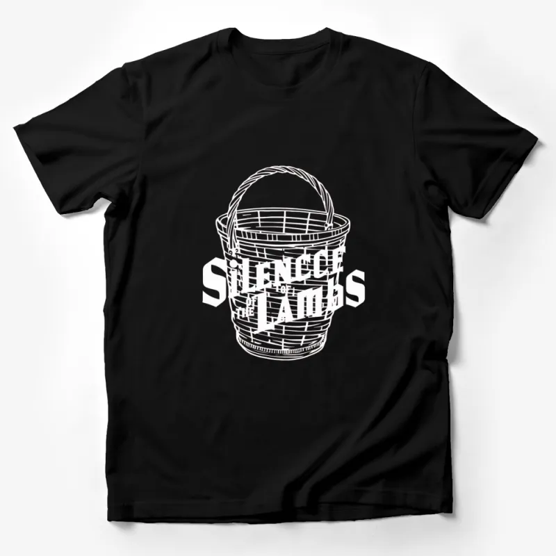 Silence of the Lambs Inspired T-Shirt, Vintage Movie Basket Graphic Tee, Cult Classic Film Male T-Shirt