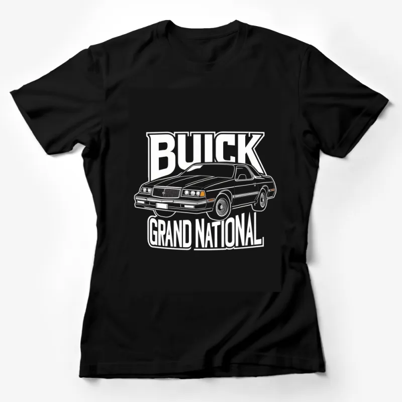 Vintage Buick Grand National Car T-Shirt, Classic Car Enthusiast, Unisex Graphic Tee, Retro Auto Design, Gift for Car Lovers Female T-Shirt