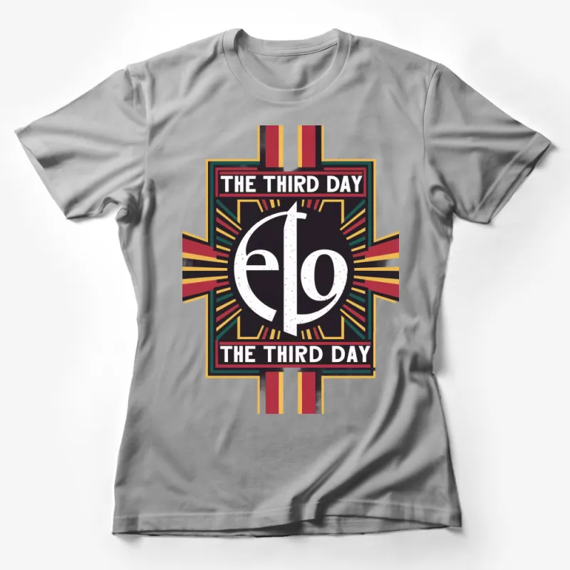 Vintage Style The Third Day Graphic Tee - Retro Art Deco Design T-Shirt Female T-Shirt