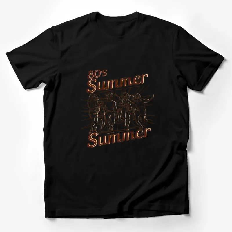 Retro 80's Summer Fun T-Shirt, Vintage Style Graphic Tee, Unisex Casual Wear Male T-Shirt