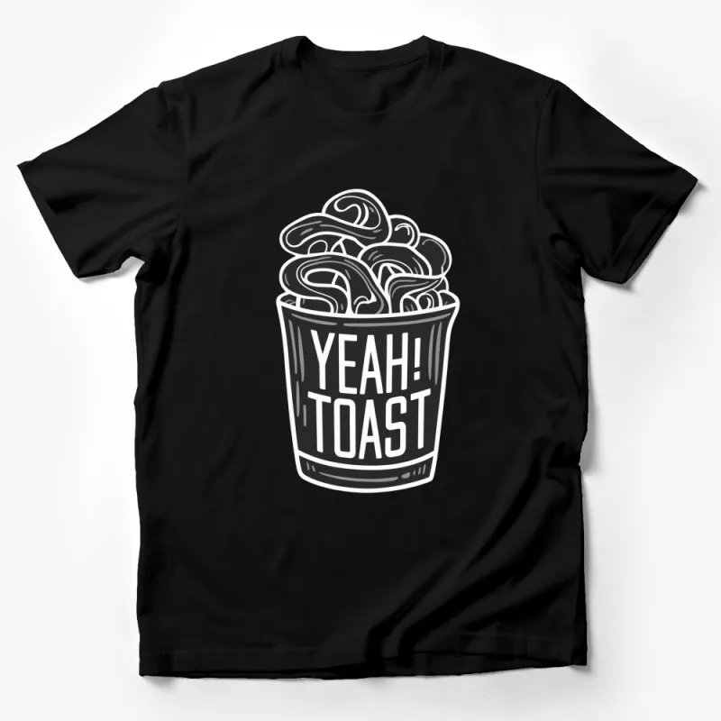 Funny Toast T-Shirt, Breakfast Lover Tee, Food Graphic, Unisex Shirt Male T-Shirt