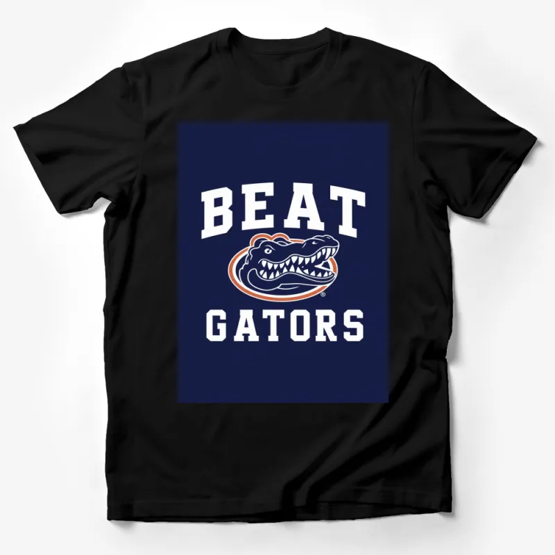 Beat Gators T-Shirt, College Sports Fan Apparel, University Team Support Shirt Male T-Shirt