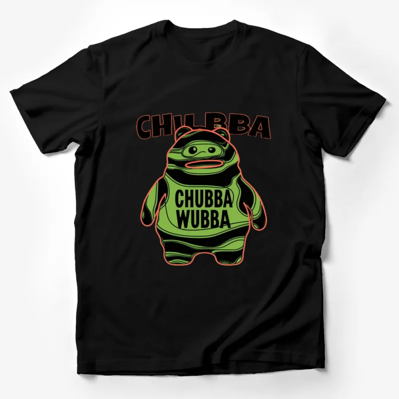 Chubba Wubba Cute Alien Frog T-Shirt, Funny Cartoon Graphic Tee, Unisex Casual Outfit Male T-Shirt