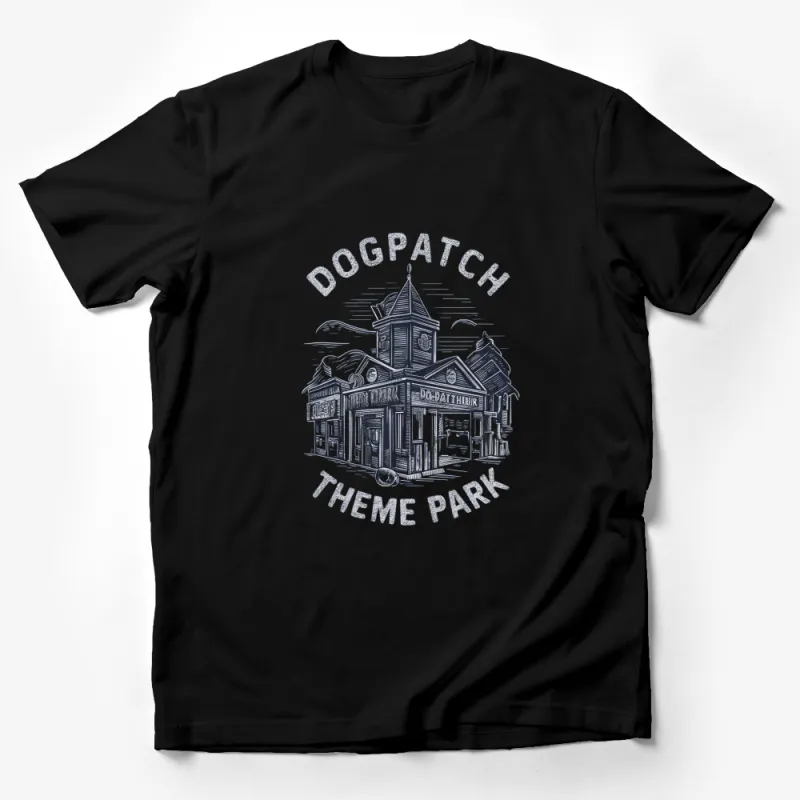 Dogpatch Theme Park Vintage Style T-Shirt, Unisex Graphic Tee, Retro Amusement Park Design Shirt Male T-Shirt