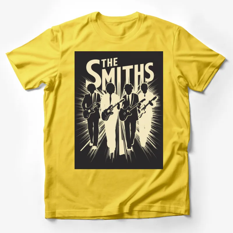 The Smiths Band Vintage Style T-Shirt, Classic Rock Music Tee, British Indie Pop Fan Apparel Male T-Shirt