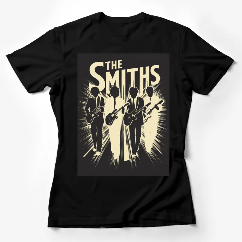 The Smiths Band Vintage Style T-Shirt, Classic Rock Music Tee, British Indie Pop Fan Apparel Female T-Shirt