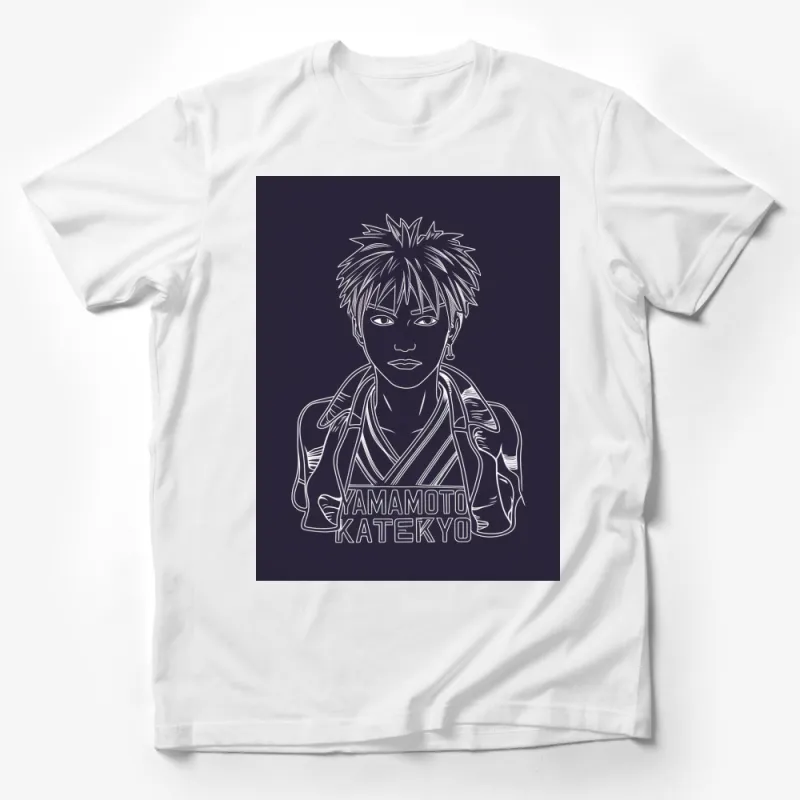 Yamamoto Takekyo Anime Character T-Shirt, Unisex Manga Graphic Tee, Unique Gift for Anime Fans Male T-Shirt