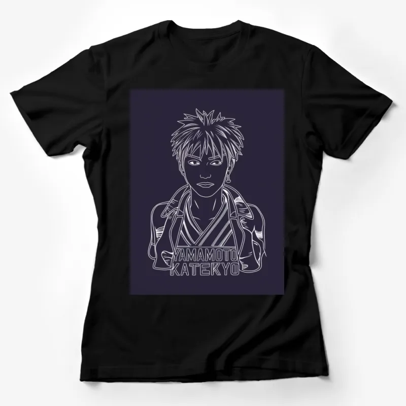 Yamamoto Takekyo Anime Character T-Shirt, Unisex Manga Graphic Tee, Unique Gift for Anime Fans Female T-Shirt