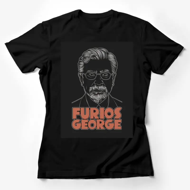 Vintage Style Furios George Graphic T-Shirt, Classic Film Director Tee, Unique Movie Buff Gift Idea Female T-Shirt