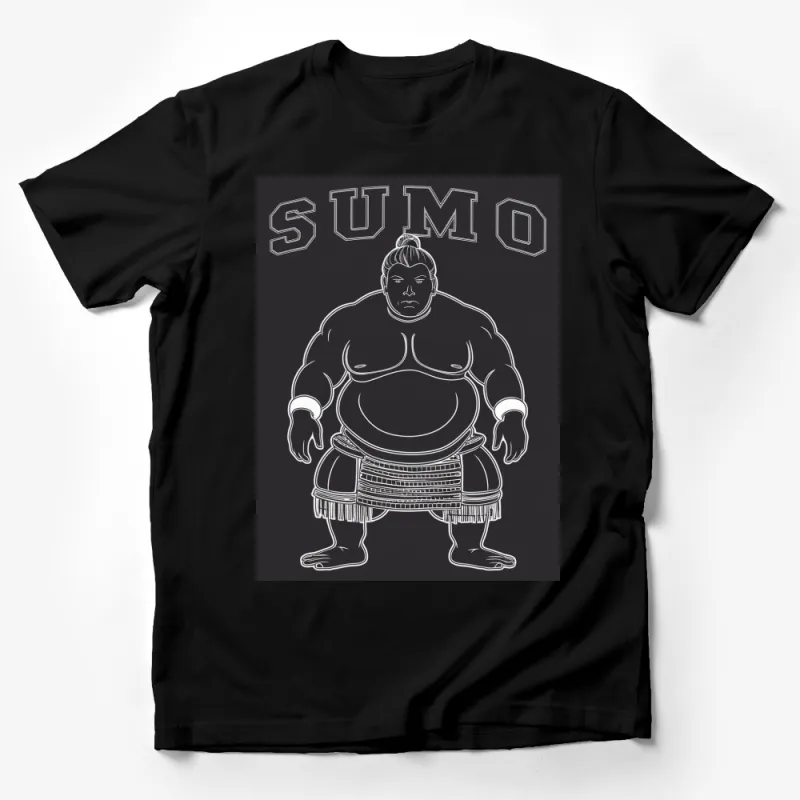 Sumo Wrestler Graphic T-Shirt, Japanese Traditional Sport Tee, Unique Sumo Design, Unisex Clothing Male T-Shirt